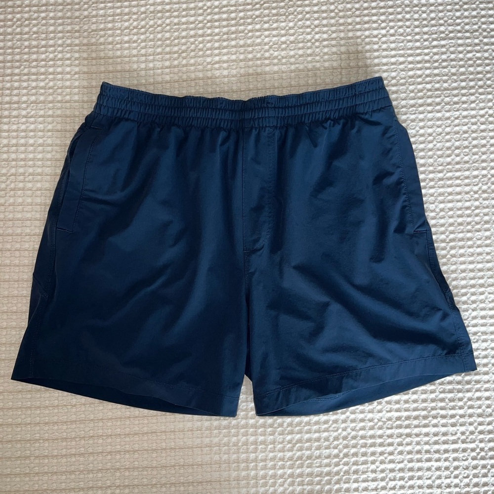 Bearbottom Atlas Shorts - Blue, 5.5”
